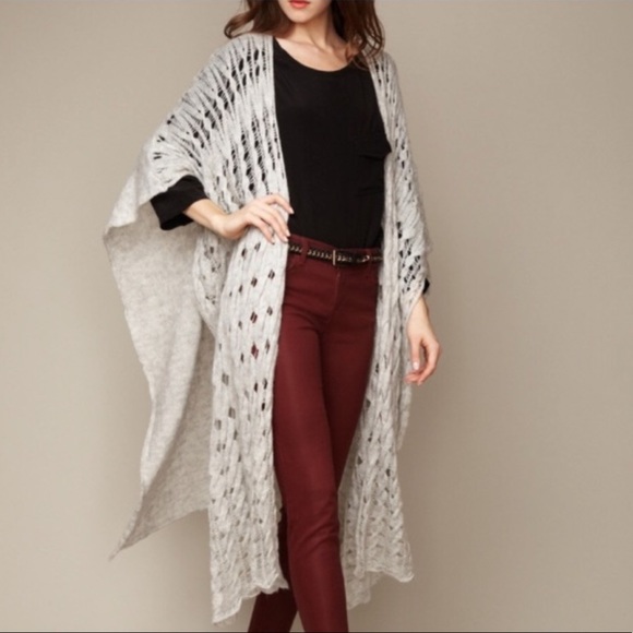 Free People Sweaters - Free People Snakes and Ladders Wrap Shawl